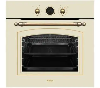 Електрична духовка Amica ED17319W Retro Termообіг Слонова кістка