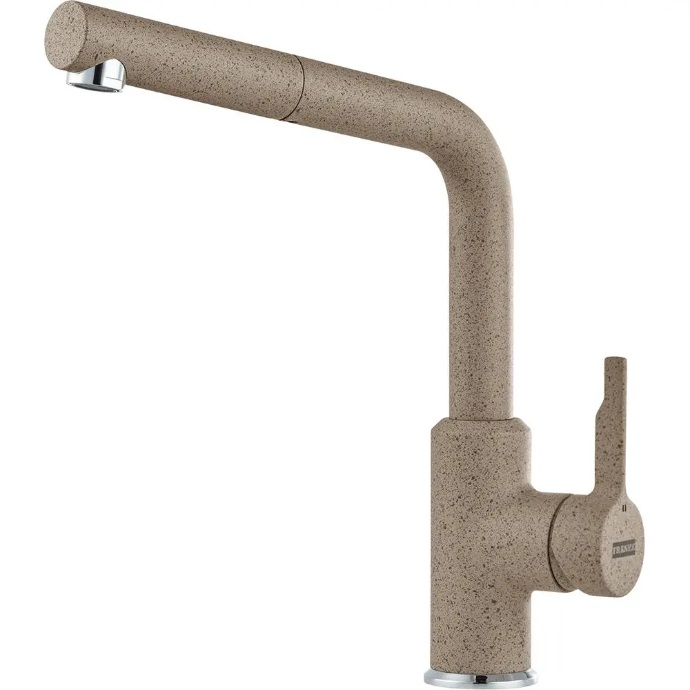Bateria Franke Urban Pull-Out Cappuccino Mosiądz