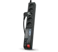 Acar 504 WF 5 gniazd 1,5m Czarny