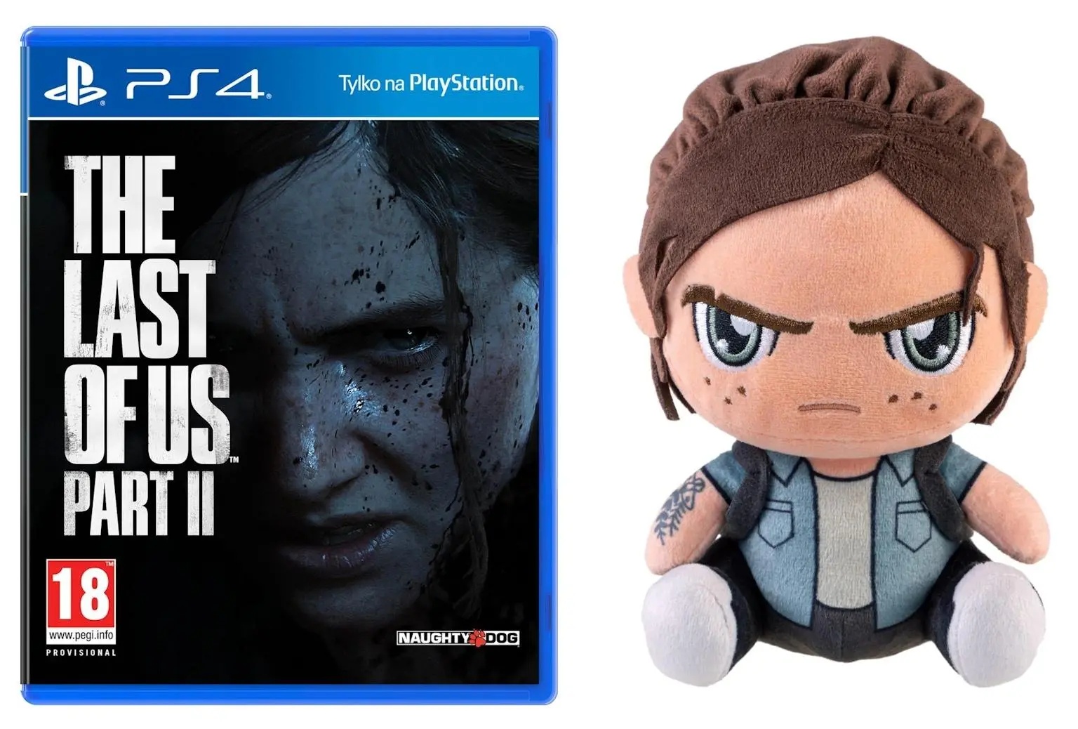The Last of Us Part II Edycja Day One Gra na PS4 (Kompatybilna z PS5) + pluszak Ellie
