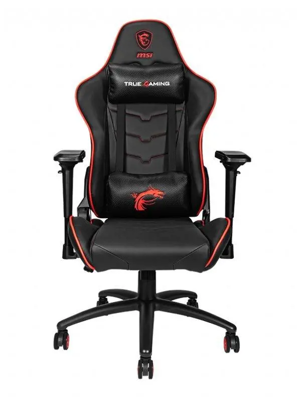 Fotel MSI MAG CH120 X Gamingowy  do 150kg Skóra ECO Czarno-czerwony