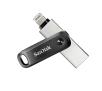 PenDrive SanDisk iXpand GO 128GB USB 3.0 / Lightning Srebrno-czarny