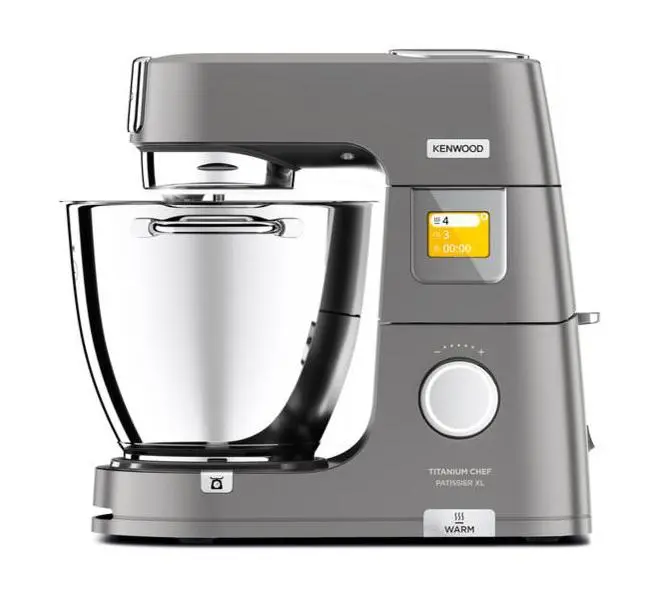Gotujący robot kuchenny Kenwood KWL90.124SI Z wbudowaną wagą Automatyczne programy Z dwiema misami