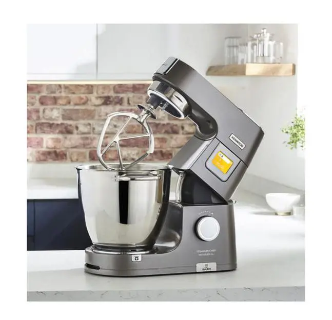 Gotujący robot kuchenny Kenwood KWL90.124SI Z wbudowaną wagą Automatyczne programy Z dwiema misami