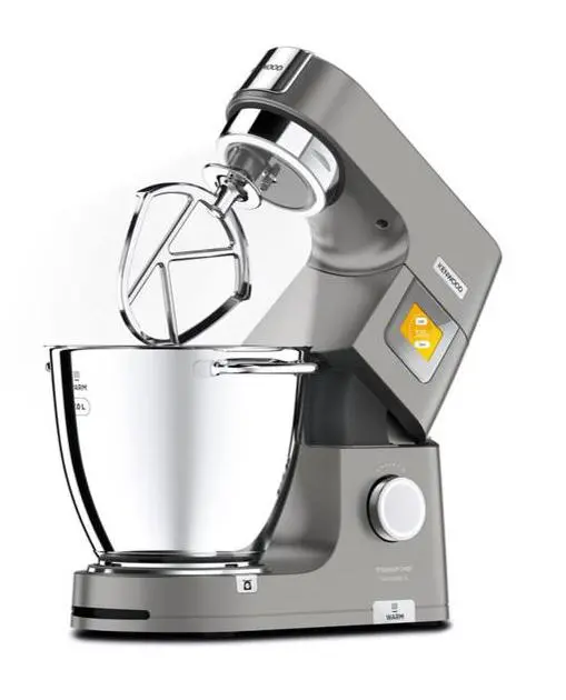 Gotujący robot kuchenny Kenwood KWL90.124SI Z wbudowaną wagą Automatyczne programy Z dwiema misami