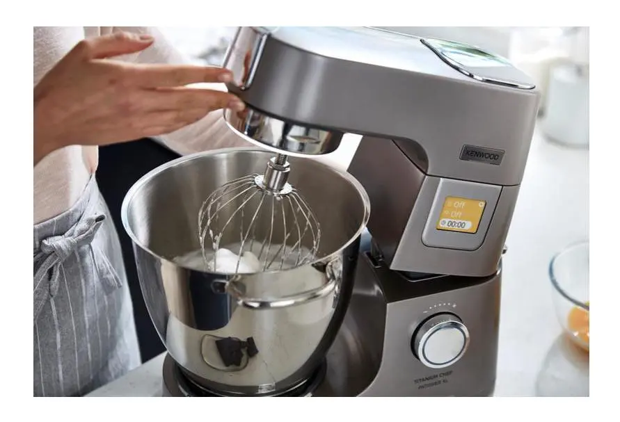 Gotujący robot kuchenny Kenwood KWL90.124SI Z wbudowaną wagą Automatyczne programy Z dwiema misami