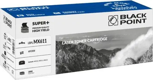 Toner Black Point LBPLMX611 (zamiennik 60F2X00)