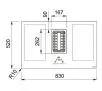 Płyta indukcyjna z okapem Franke Maris FMA 839 HI 83cm