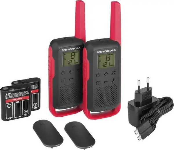Krótkofalówki Motorola TLKR-T62 Czerwony
