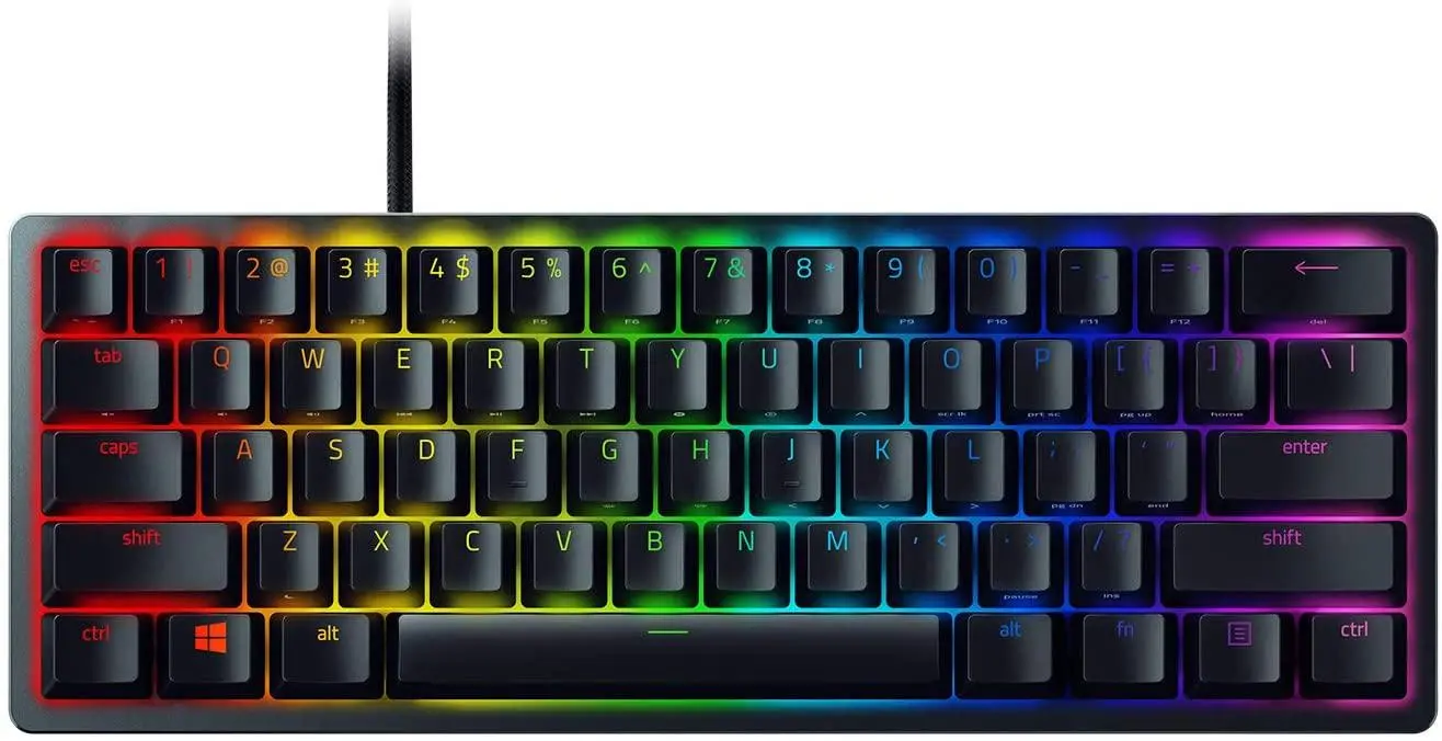 Klawiatura mechaniczna Razer Huntsman Mini Linear Optical Switch Red Czarny