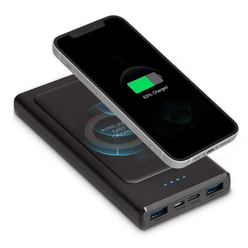 Powerbank SBS Wireless Extra-Slim TEBB10000WIRCK 10000mAh 10W Czarny