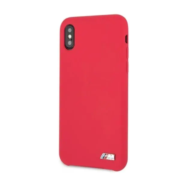 Etui BMW Silicone M Hardcase BMHCPXMSILRE do iPhone X/Xs Czerwony