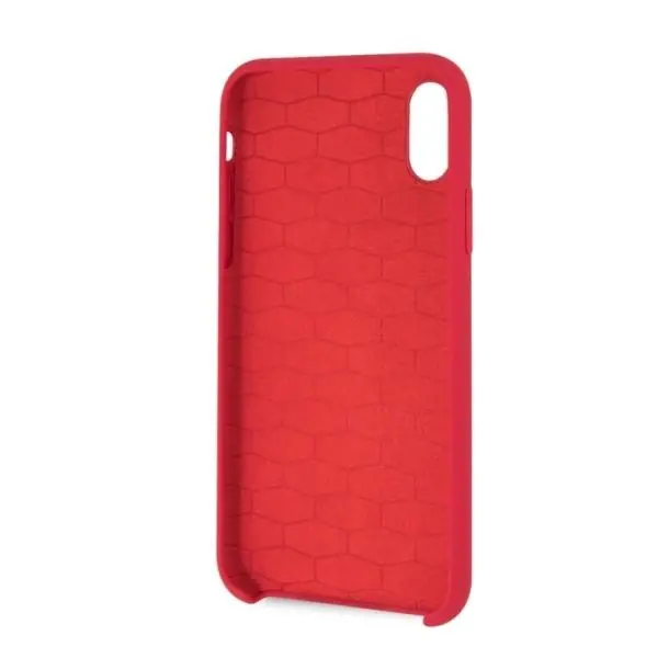 Etui BMW Silicone M Hardcase BMHCPXMSILRE do iPhone X/Xs Czerwony