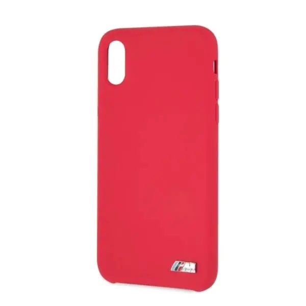 Etui BMW Silicone M Hardcase BMHCPXMSILRE do iPhone X/Xs Czerwony