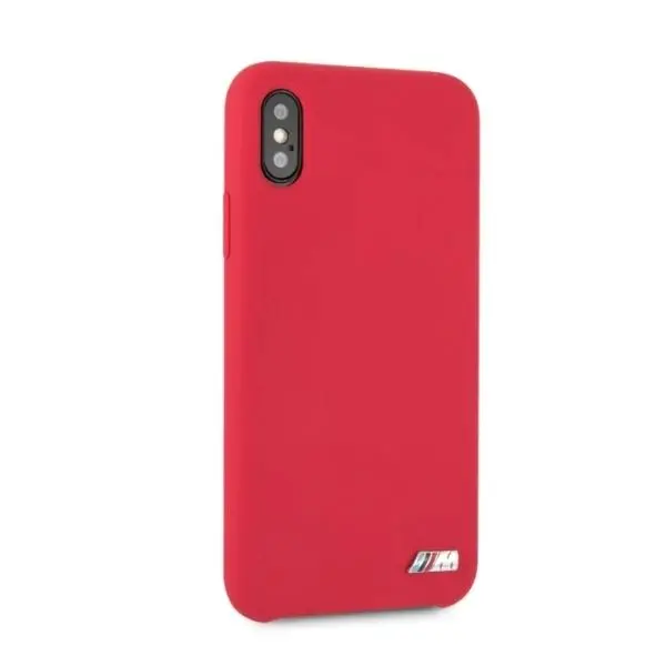 Etui BMW Silicone M Hardcase BMHCPXMSILRE do iPhone X/Xs Czerwony