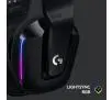 Słuchawki bezprzewodowe z mikrofonem Logitech G733 Lightspeed Nauszne Czarny