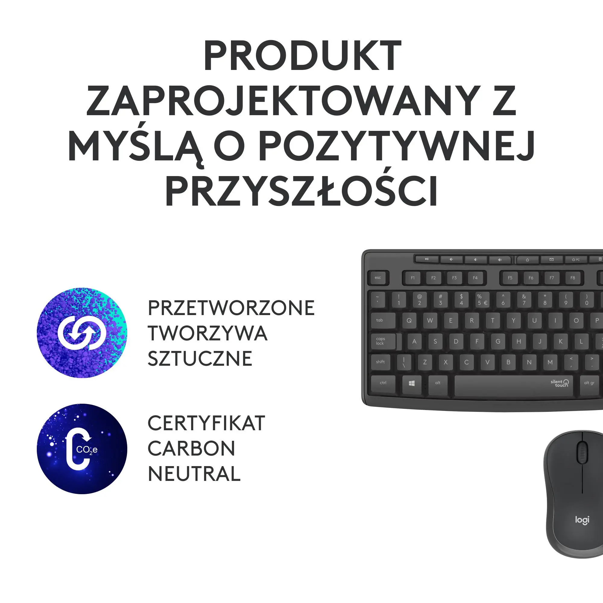 Zestaw Logitech MK295 Grafitowy