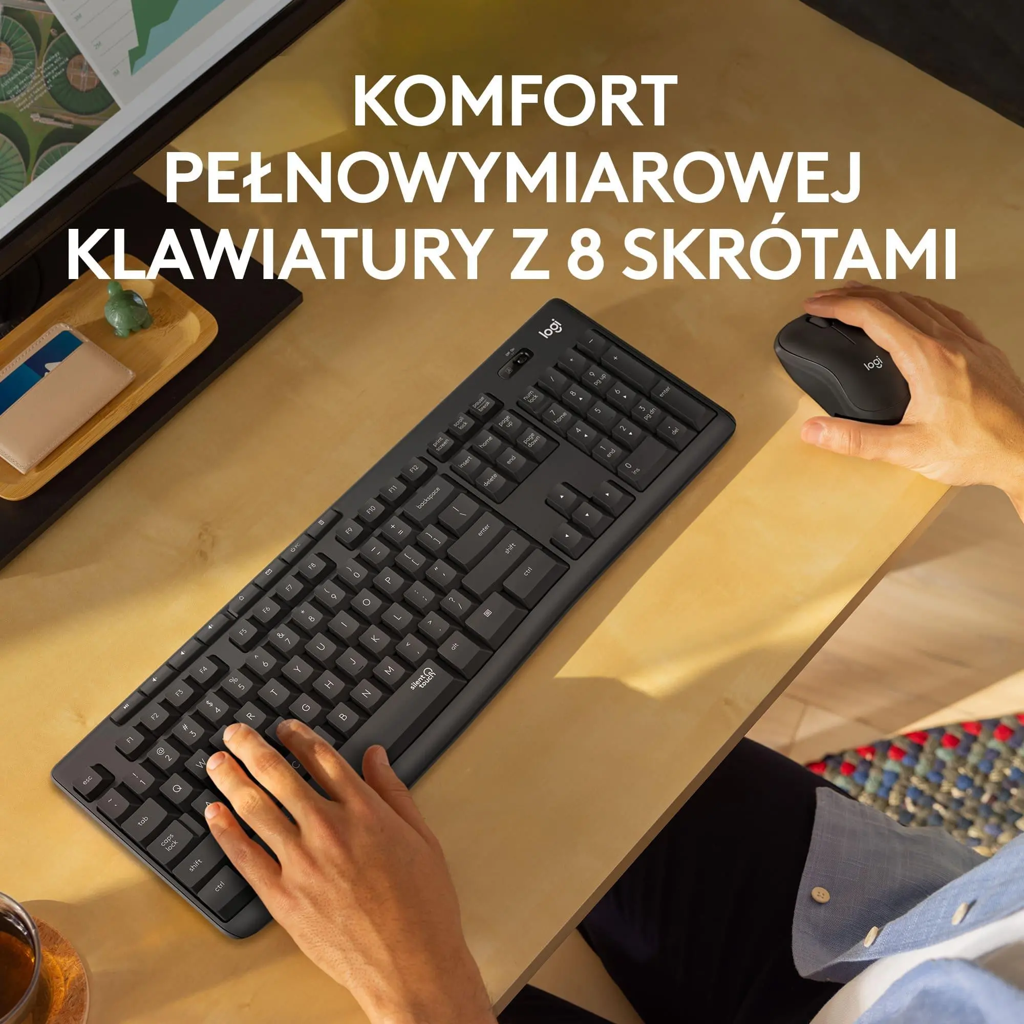 Zestaw Logitech MK295 Grafitowy