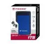 Dysk Transcend StoreJet 25H3B 1TB USB 3.0  Niebieski