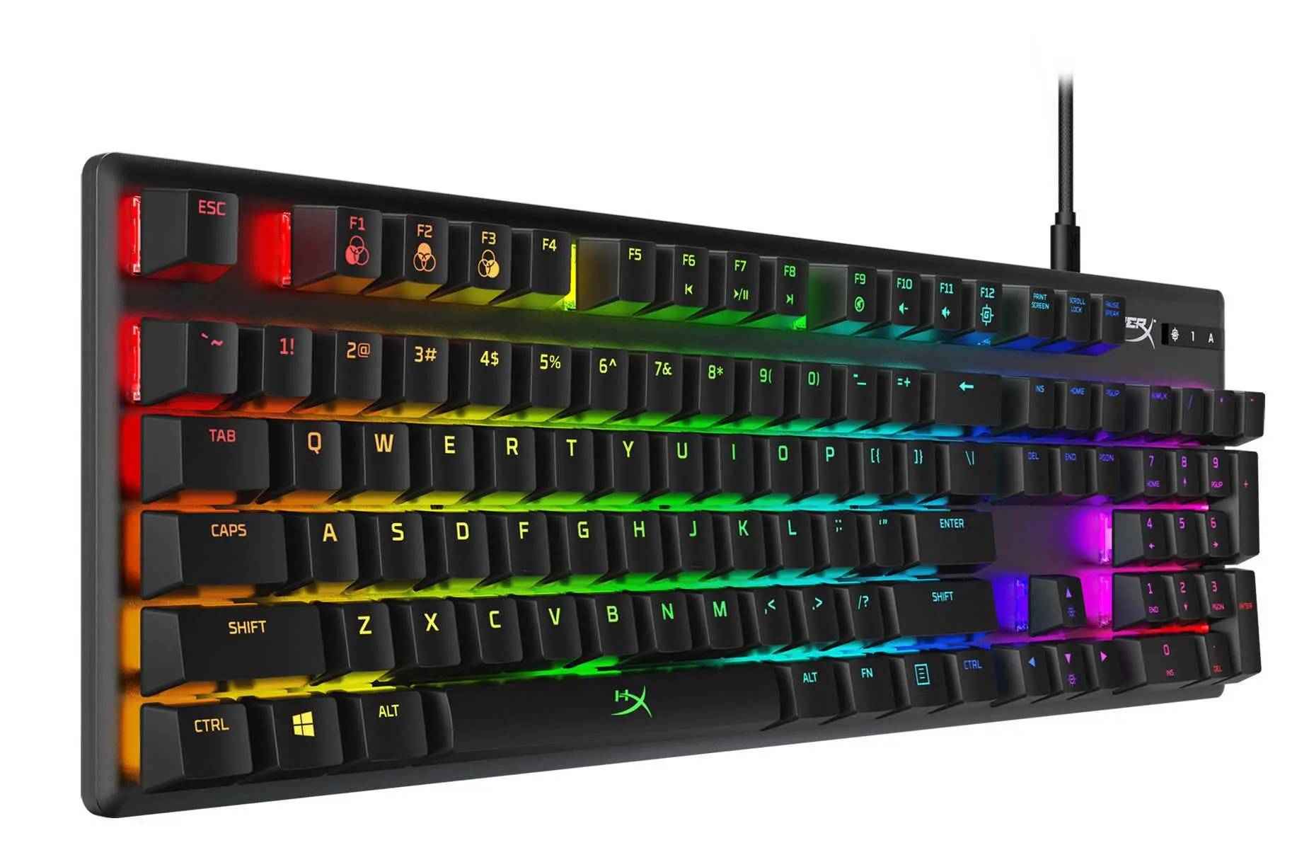 Klawiatura mechaniczna HyperX Alloy Origins Blue Switch Czarny