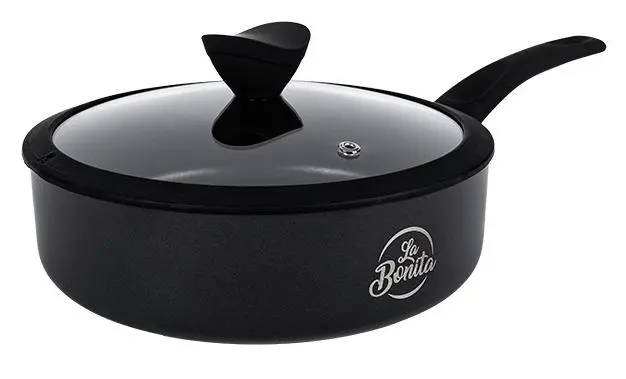 Patelnia La Bonita Carbon Indukcja Nieprzywierająca 24cm