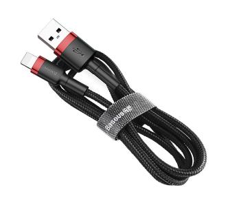 Kabel Baseus Lightning USB Cafule 1,5A 2m (czarno-czerwony)
