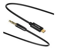 Baseus audio USB-C do mini jack 3,5mm AUX Yiven 1,2m Czarny