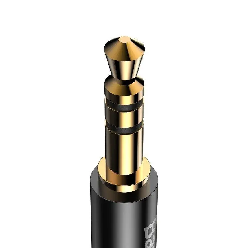 Kabel Baseus audio USB-C do mini jack 3,5mm AUX Yiven 1,2m Czarny
