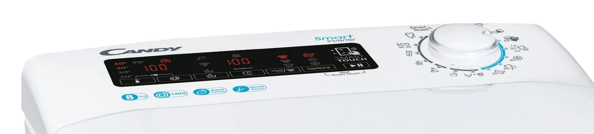 Pralka Candy Smart Inverter CSTG 48TME/1-S 8kg 1400obr/min