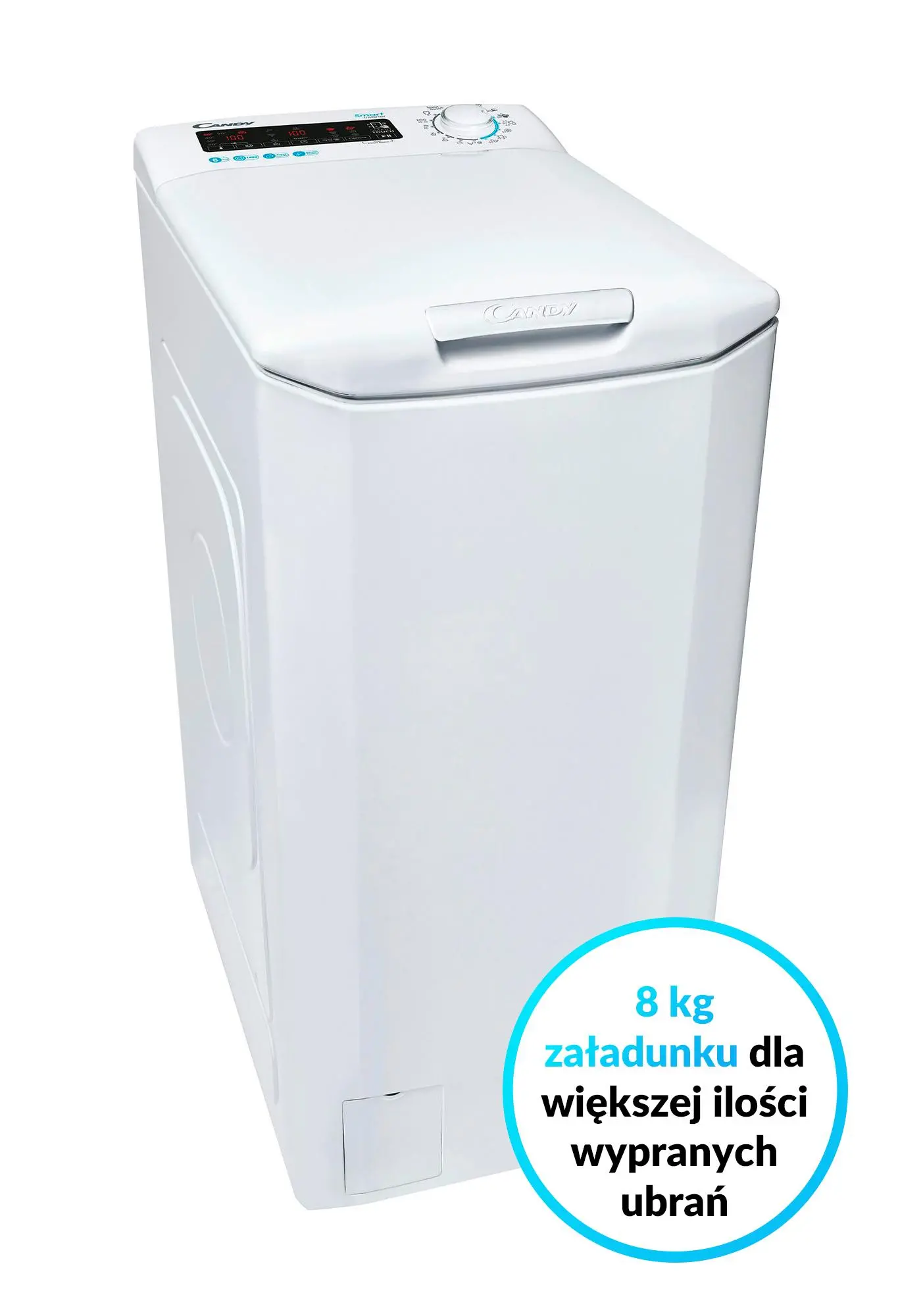 Pralka Candy Smart Inverter CSTG 48TME/1-S 8kg 1400obr/min