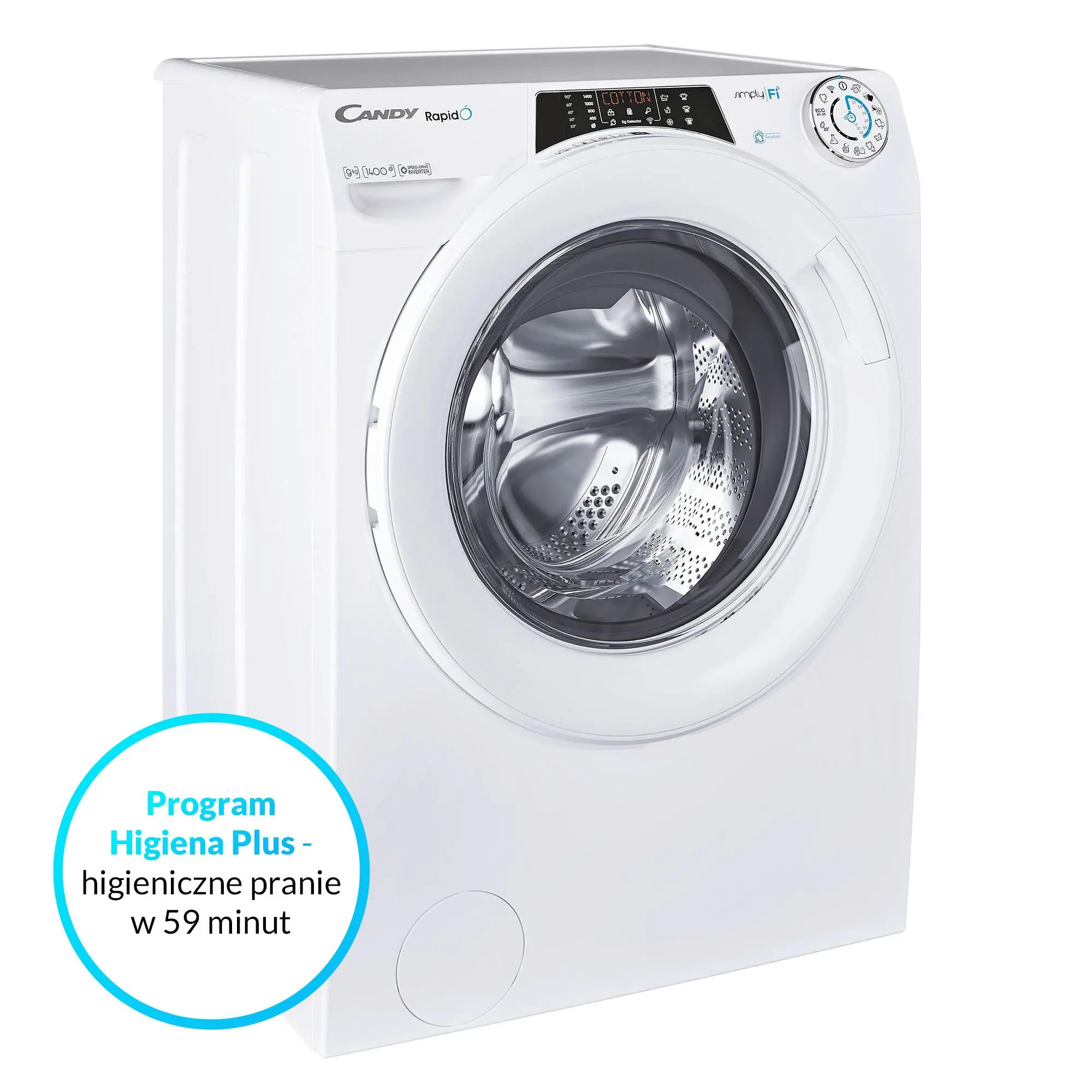 Pralka Candy RapidO RO 1496DWMT/1-S Slim 9kg 1400obr/min Zdalne sterowanie
