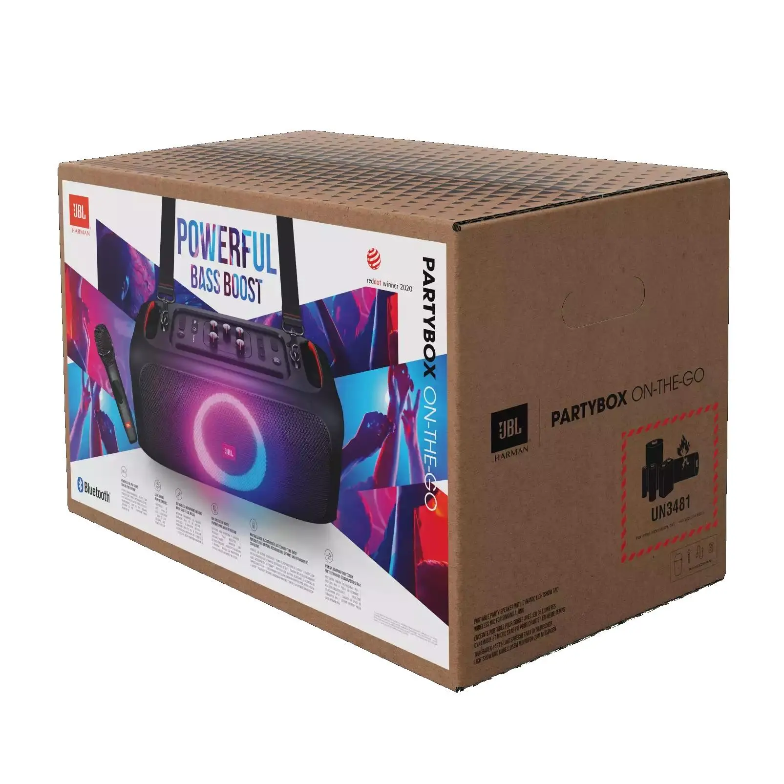 Głośnik Bluetooth JBL PartyBox On-The-Go 100W Czarny
