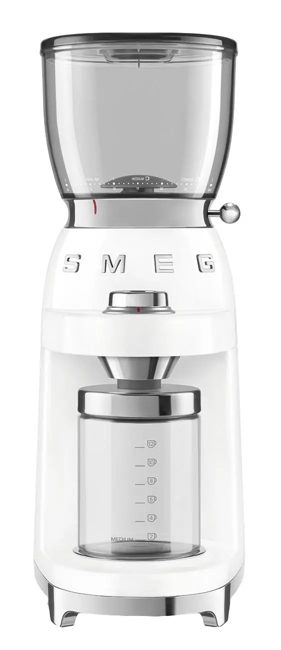 Młynek do kawy Smeg CGF01WHEU Żarnowy