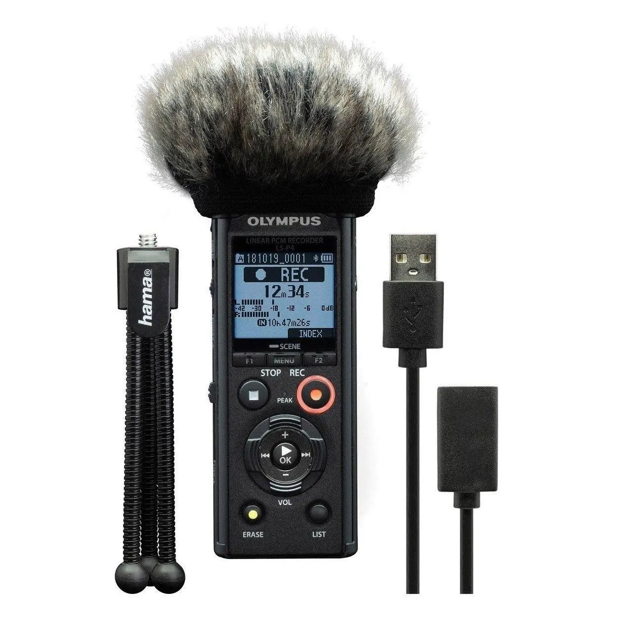 Rejestrator Olympus LS-P4 Podcaster Kit Czarny