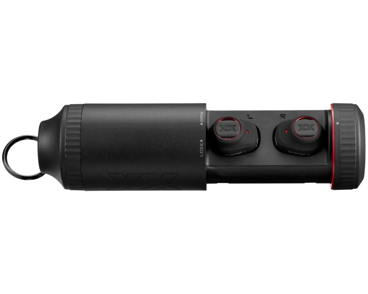 JVC HA-XC70BT-R Dokanałowe Bluetooth 4.2 Czarny, Słuchawki