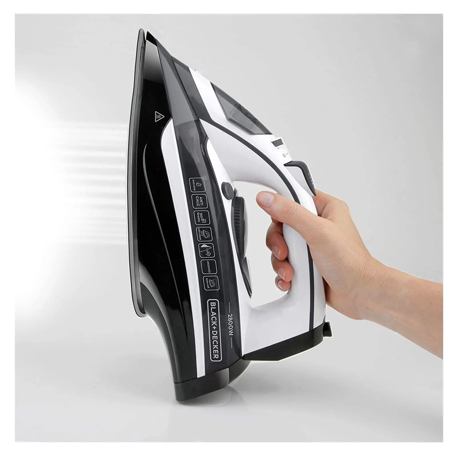 Żelazko Black&Decker BXIR2802E Anodilium 180g/min
