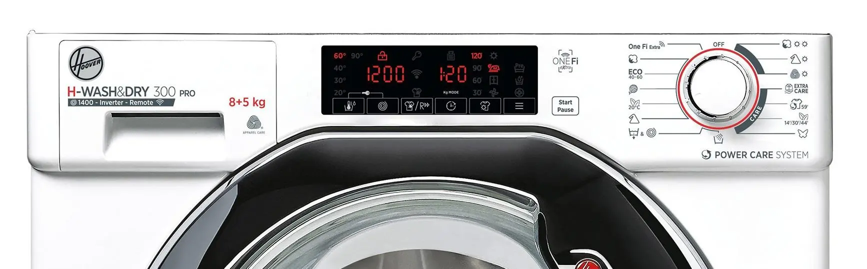 Pralko-suszarka Hoover H-Wash 300 Pro HBDO485TAMCE 8kg/5kg Zdalne sterowanie