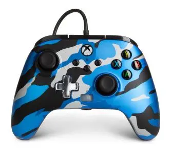 Pad PowerA Enhanced Metallic Blue Como do Xbox Series X/S, Xbox One, PC Przewodowy