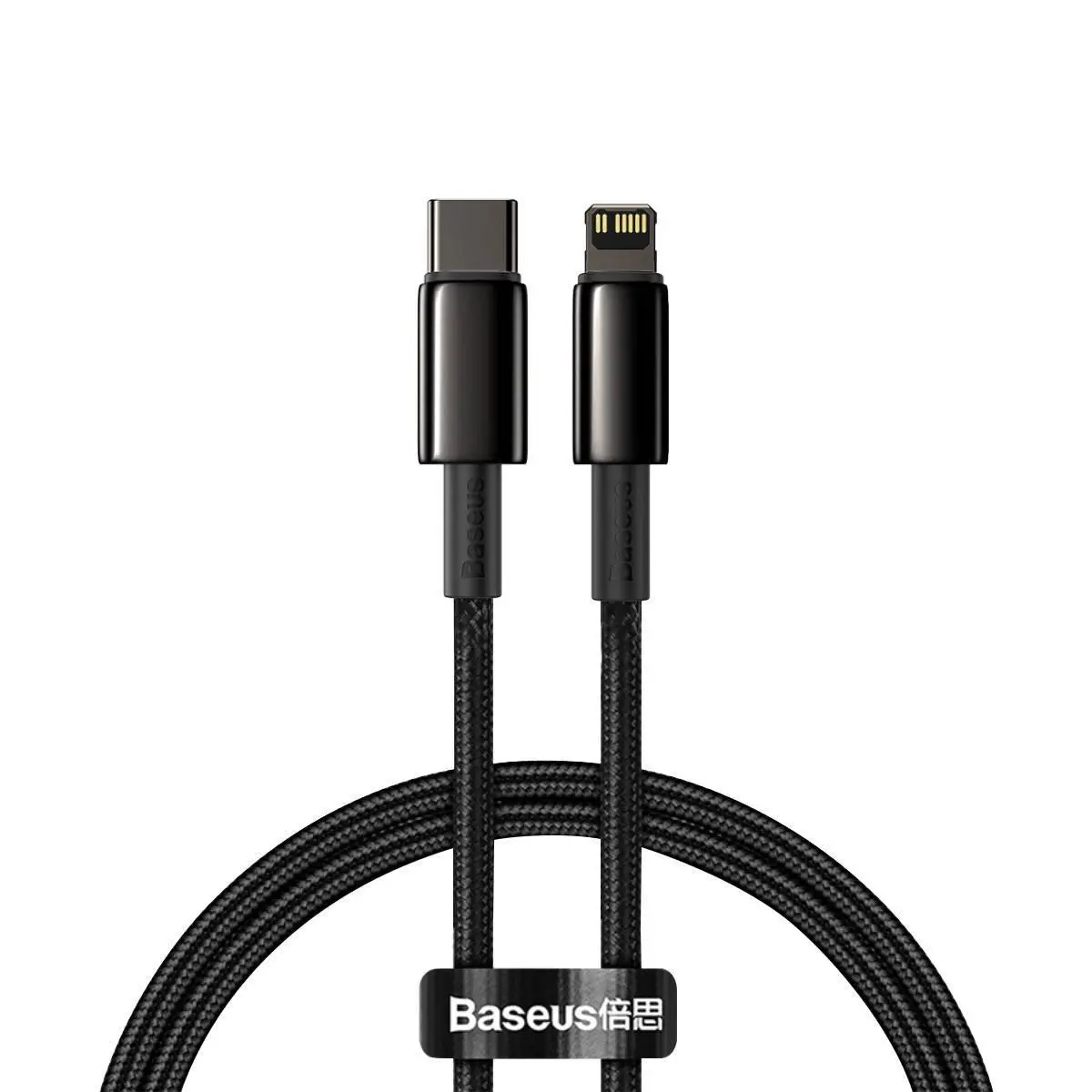 Kabel Baseus Kabel USB-C do Lightning Tungsten Gold 20W 5A PD 2m Czarny