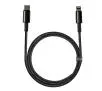 Kabel Baseus Kabel USB-C do Lightning Tungsten Gold 20W 5A PD 2m Czarny