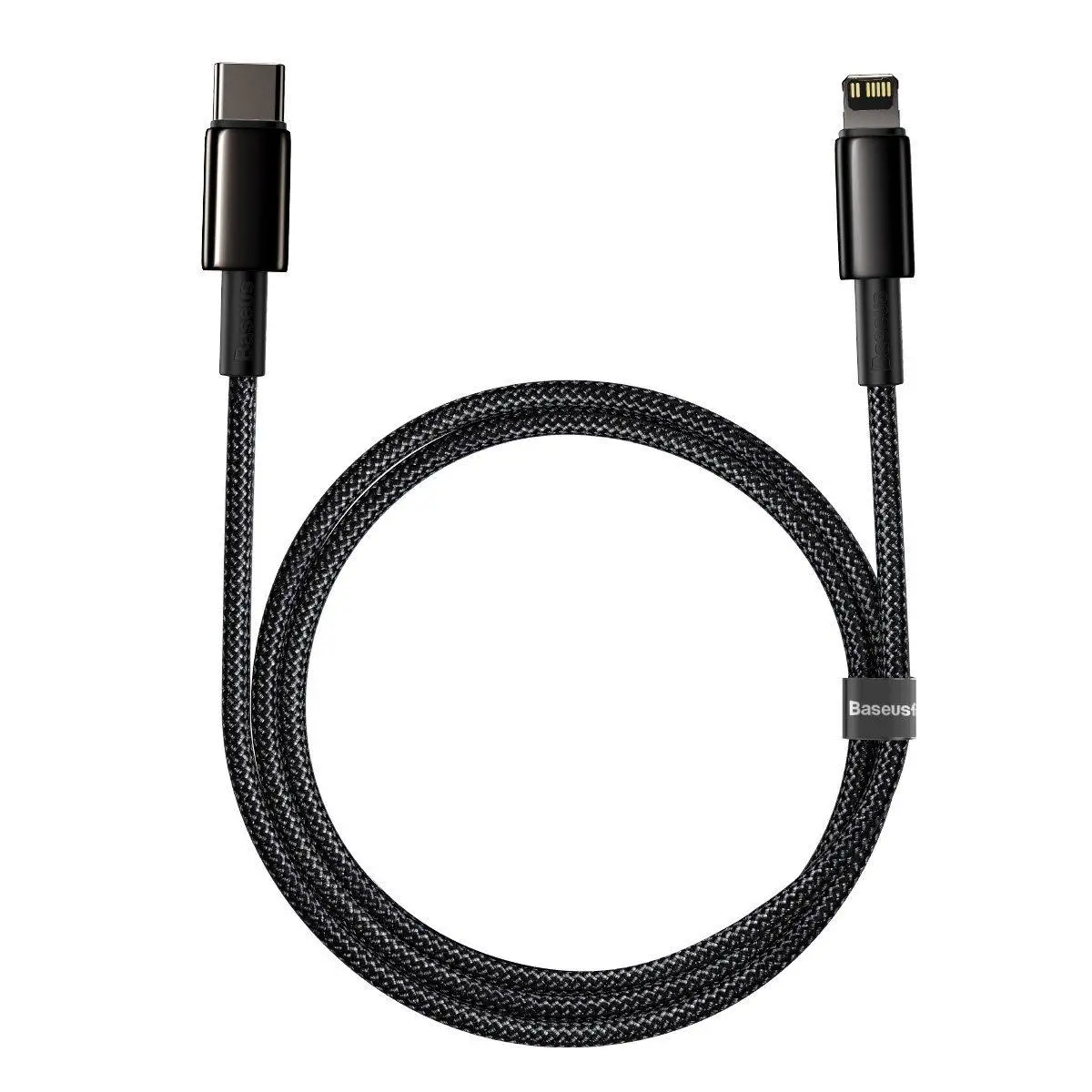Kabel Baseus Kabel USB-C do Lightning Tungsten Gold 20W 5A PD 2m Czarny