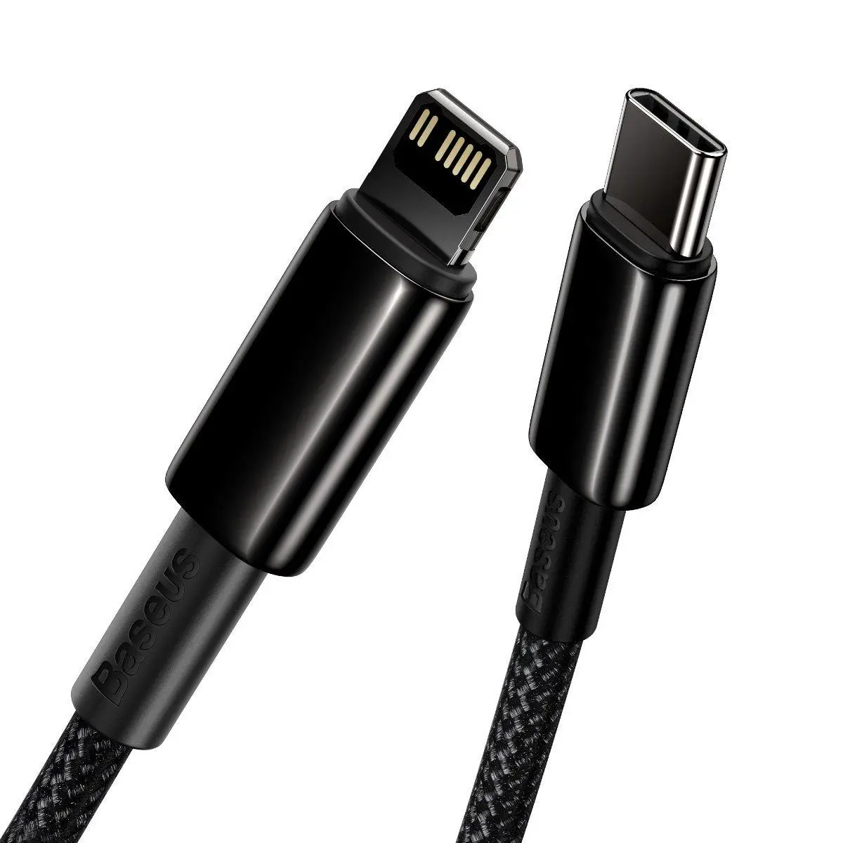 Kabel Baseus Kabel USB-C do Lightning Tungsten Gold 20W 5A PD 2m Czarny
