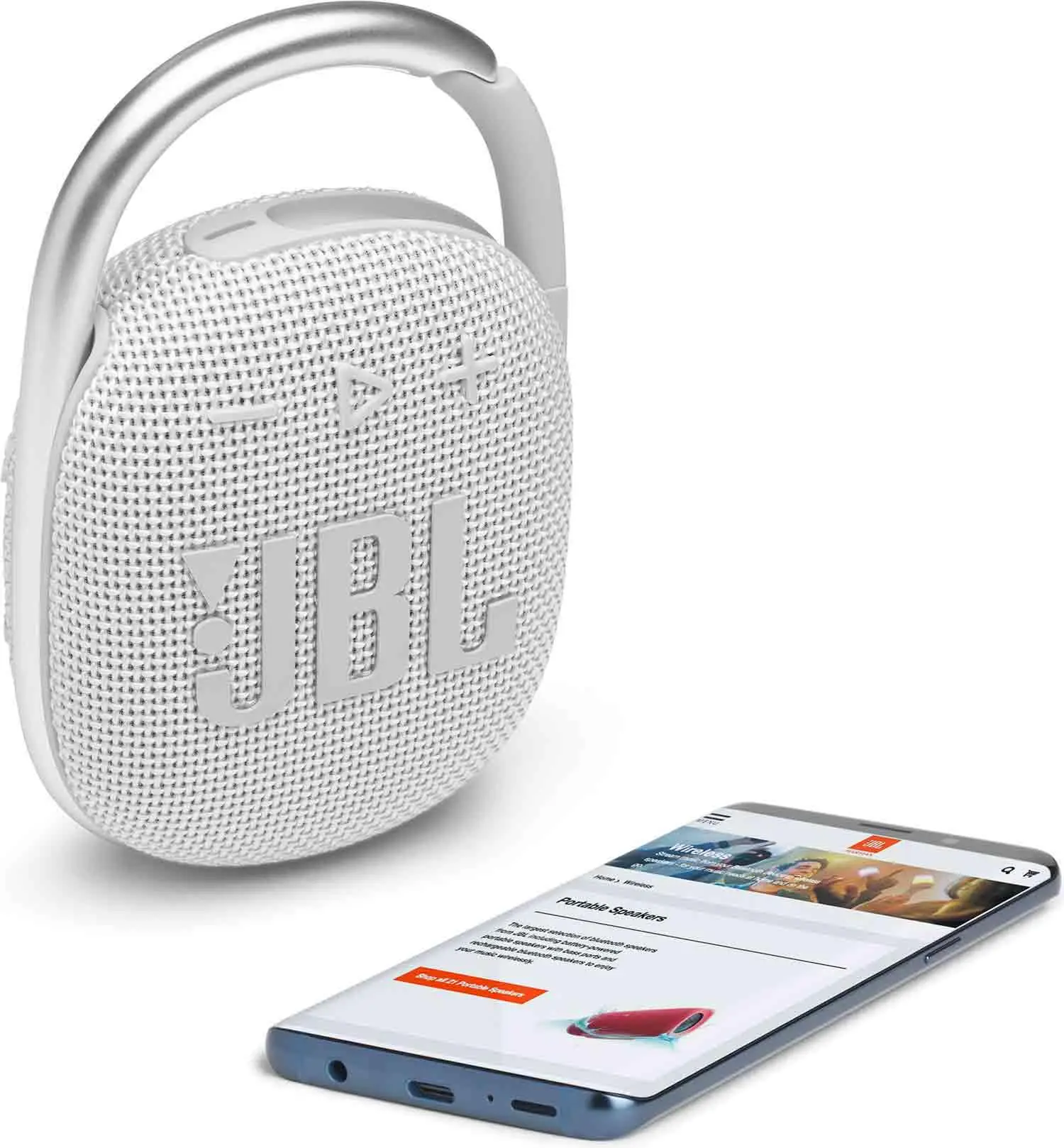 Głośnik Bluetooth JBL Clip 4 5W Biały