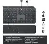 Klawiatura membranowa Logitech MX Keys Plus Grafitowy