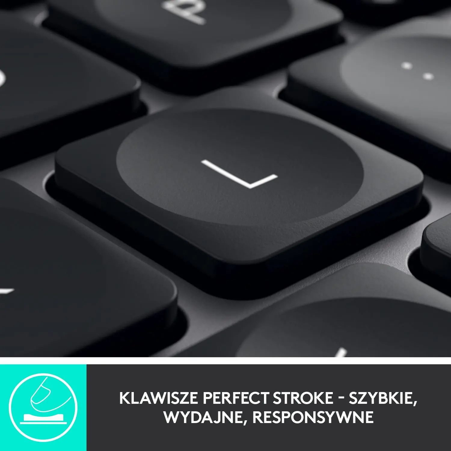 Klawiatura membranowa Logitech MX Keys Plus Grafitowy