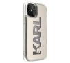 Etui Karl Lagerfeld Mirror Liquid Glitter Karl Logo KLHCP12LKLMLGR do iPhone 12 Pro Max