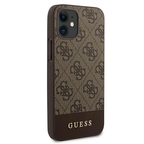 Etui Guess 4G Stripe GUHCP12SG4GLBR do iPhone 12 mini
