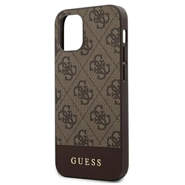 Etui Guess 4G Stripe GUHCP12SG4GLBR do iPhone 12 mini