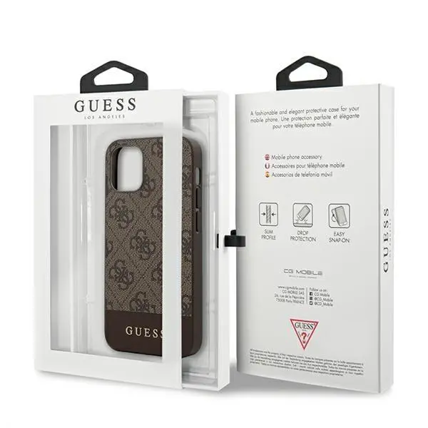 Etui Guess 4G Stripe GUHCP12SG4GLBR do iPhone 12 mini