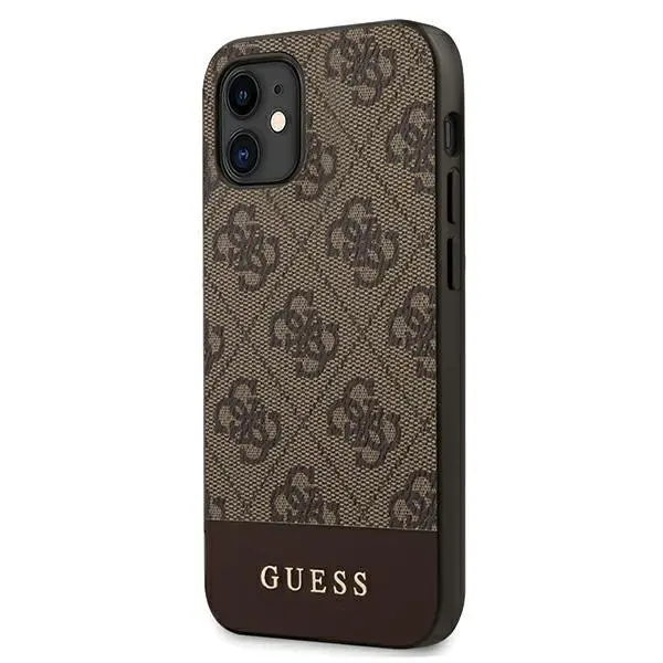 Etui Guess 4G Stripe GUHCP12SG4GLBR do iPhone 12 mini